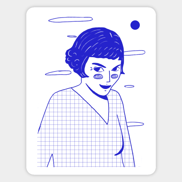 Amelie Poulain Sticker by London Colin